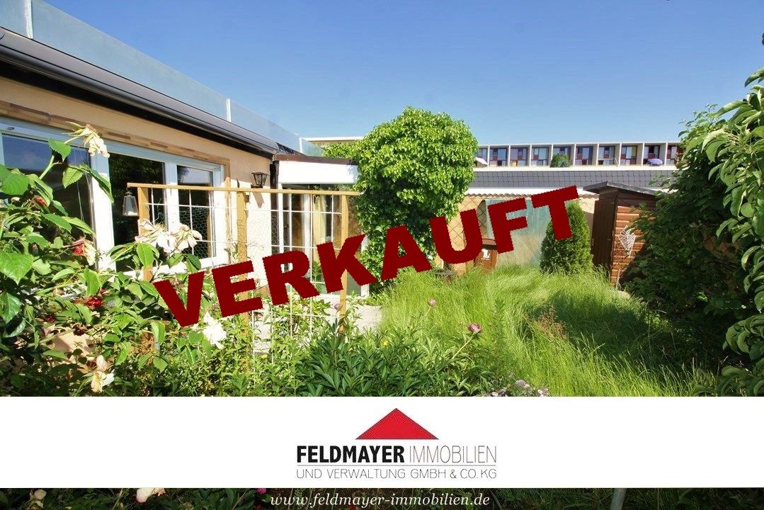Königsbrunn: *Feldmayer Immobilien & Verwaltung* Bungalow, optimale Aufteilung, neues Bad, neue Heizung, Sonnenterrasse 