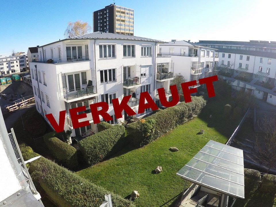 Augsburg: Moderne 3 ZKB Penthouse-Wohnung in ruhiger Stadtlage - umlaufende Balkonterrasse! 