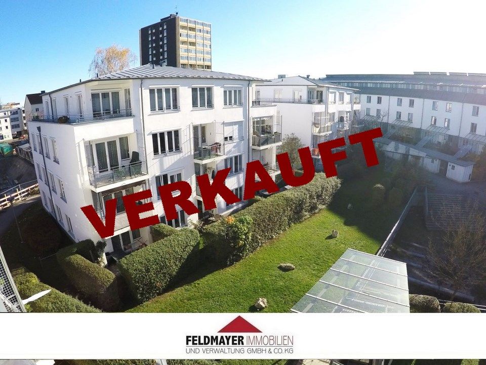 Augsburg: Moderne Penthouse-Wohnung in ruhiger Stadtlage - umlaufende Balkonterrasse! 