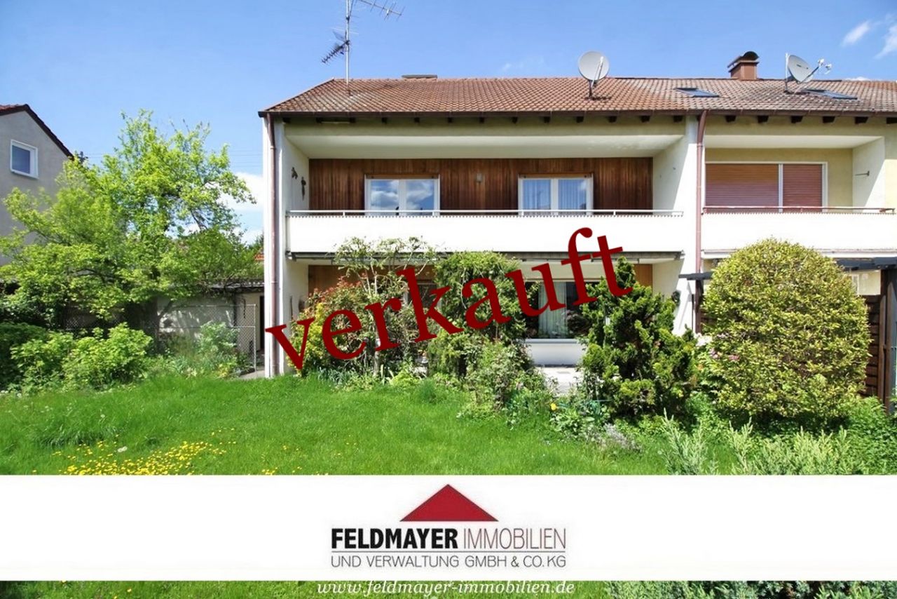 Augsburg: *RESERVIERT* Geräumiges Reihenendhaus auf großzügigem Grundstück in ruhiger, schöner Wohnlage! 