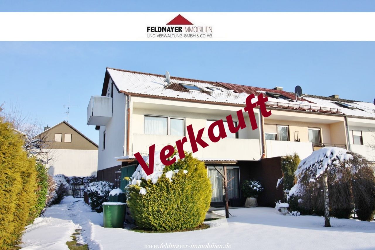 Augsburg: Gepflegtes großzügiges REH in top Lage in Augsburg-Hammerschmiede, Grundwasserwärmepumpe! 