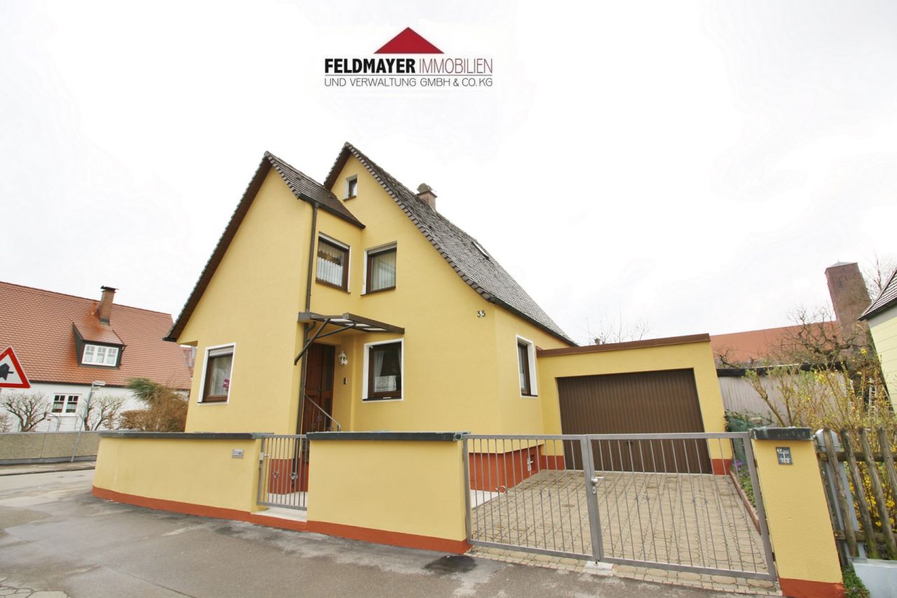 Augsburg: Verkauft!  Schmuckes Häuschen in beliebter Wohnlage, EbK, Garage, beste Verkehrsanbindung 