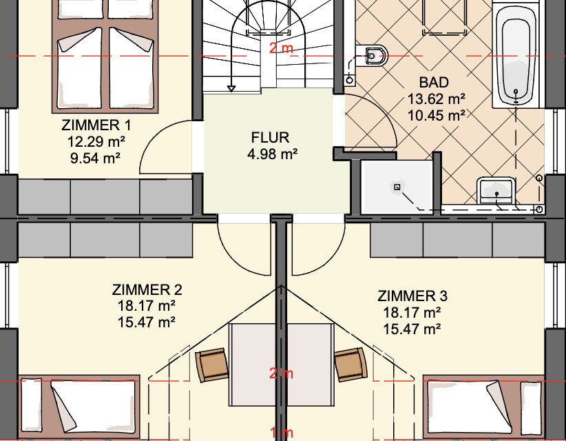 Haus (KfW 55, BJ 2023) mit Garten & Einbauküche – in Nördlingen, provisionsfrei, mit Baufirma-Garantie!