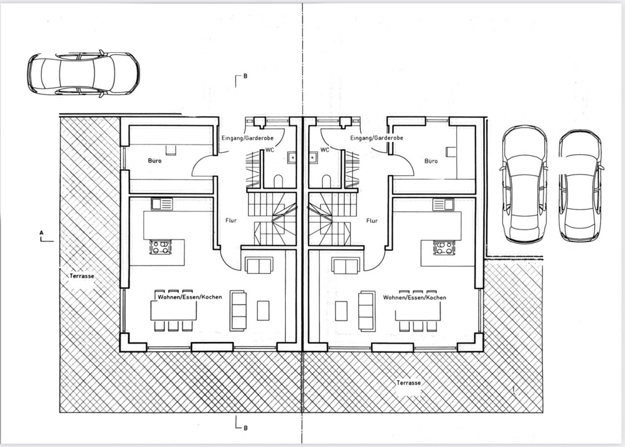 Doppelhaushälfte Bj. 2024, 5 Zimmer, EBK nahe Augsburg/Neusäß/Gersthofen/A8