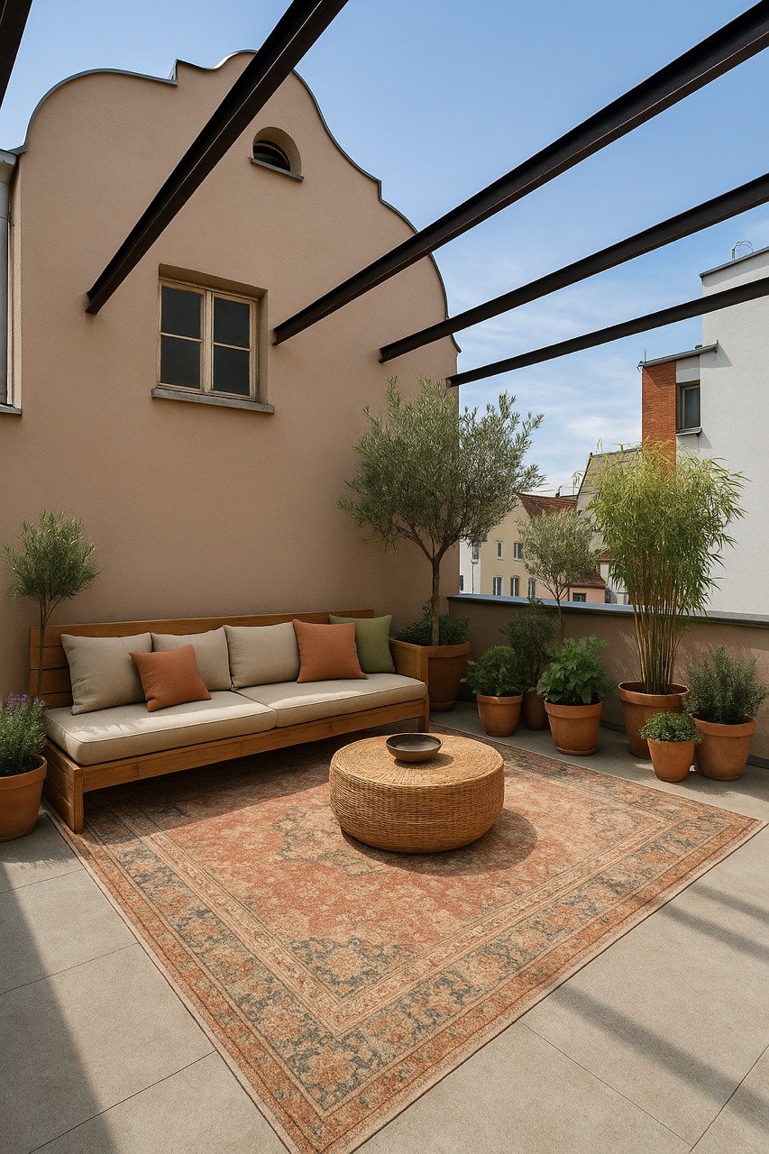 Augsburg: Anfragen bitte per E-mail: Frisch renovierte, moderne 2-Zimmer Terrassenwohnung in bester Innenstadtlage 