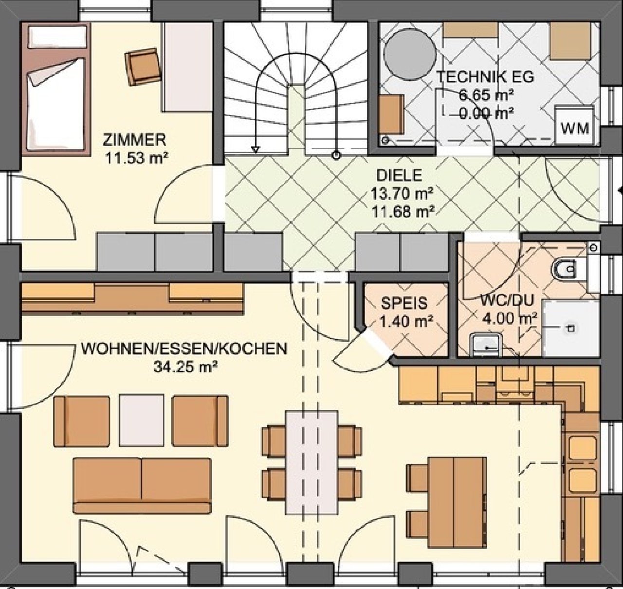 Grundriss Erdgeschoss Grundriss Erdgeschoss