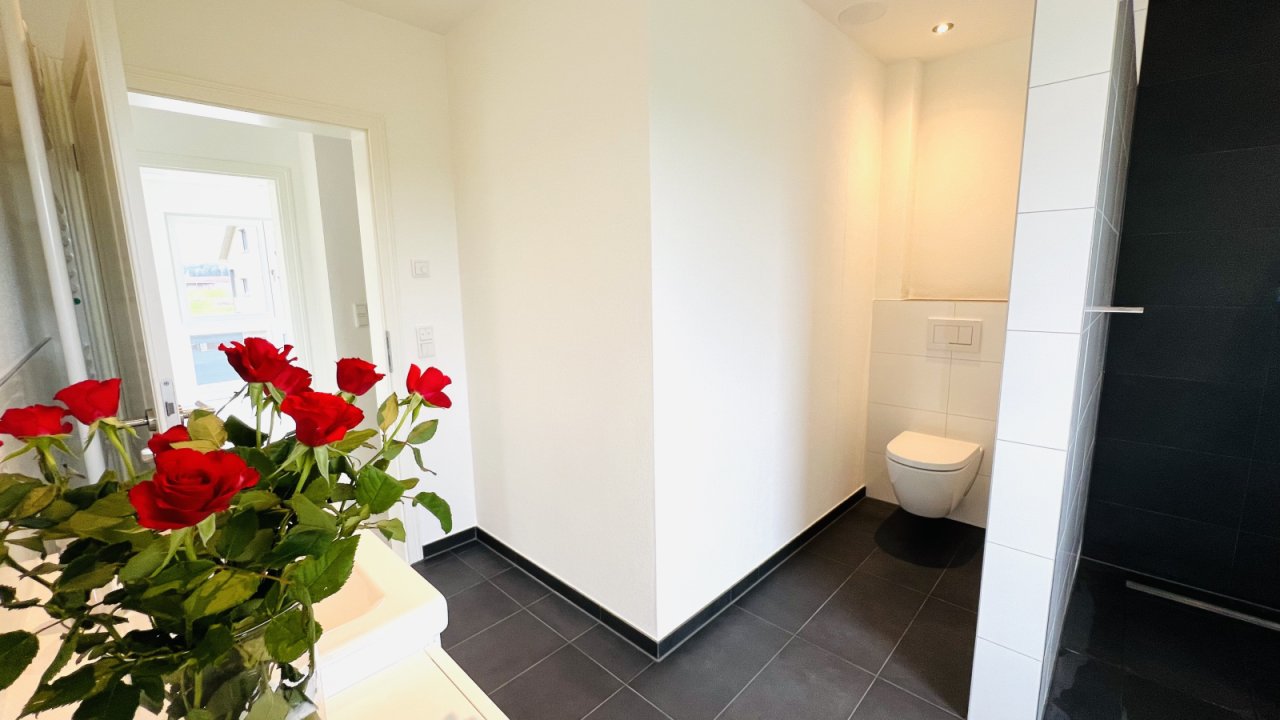 abgetrennter WC-Bereich