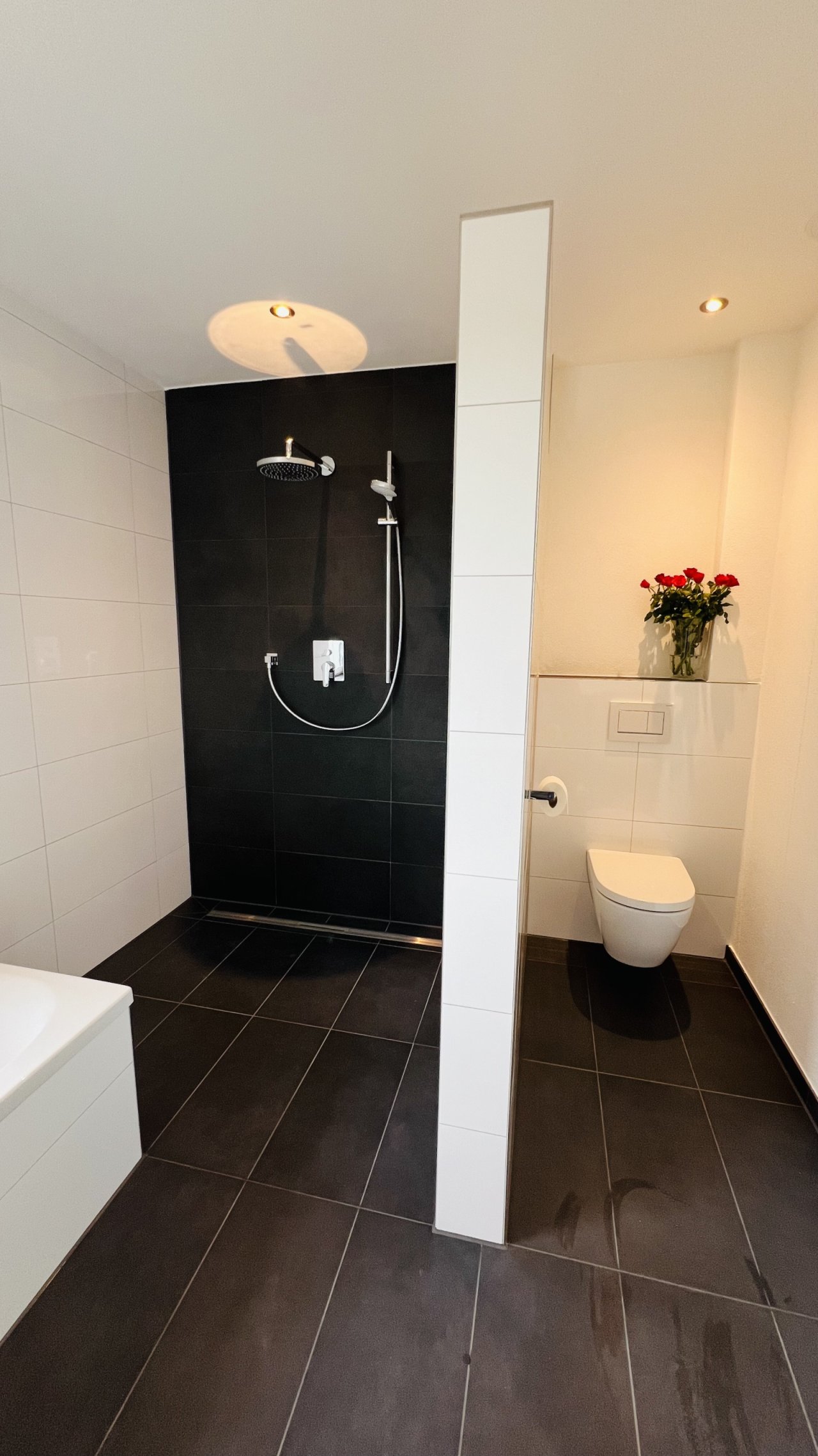 Abgetrennter WC-Bereich