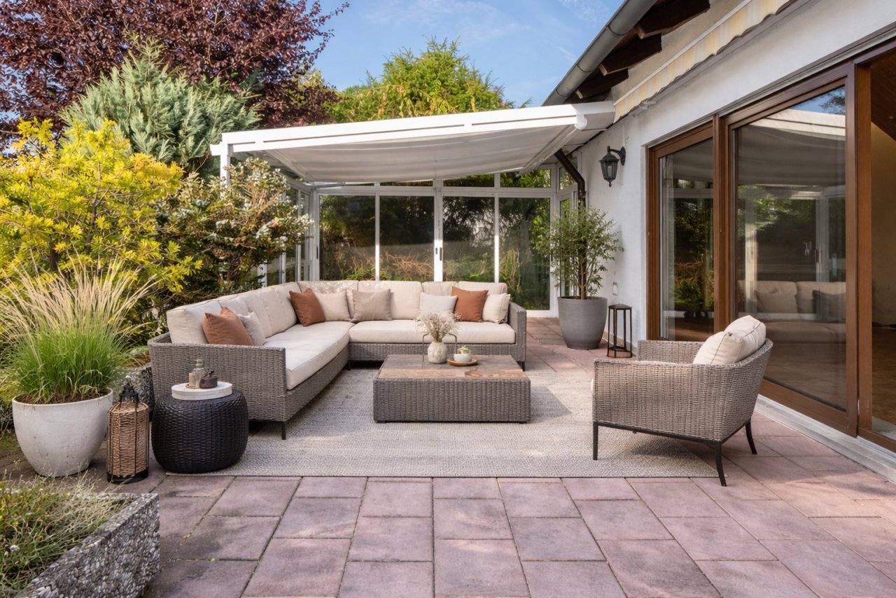 Möblierungsvorschlag Terrasse 